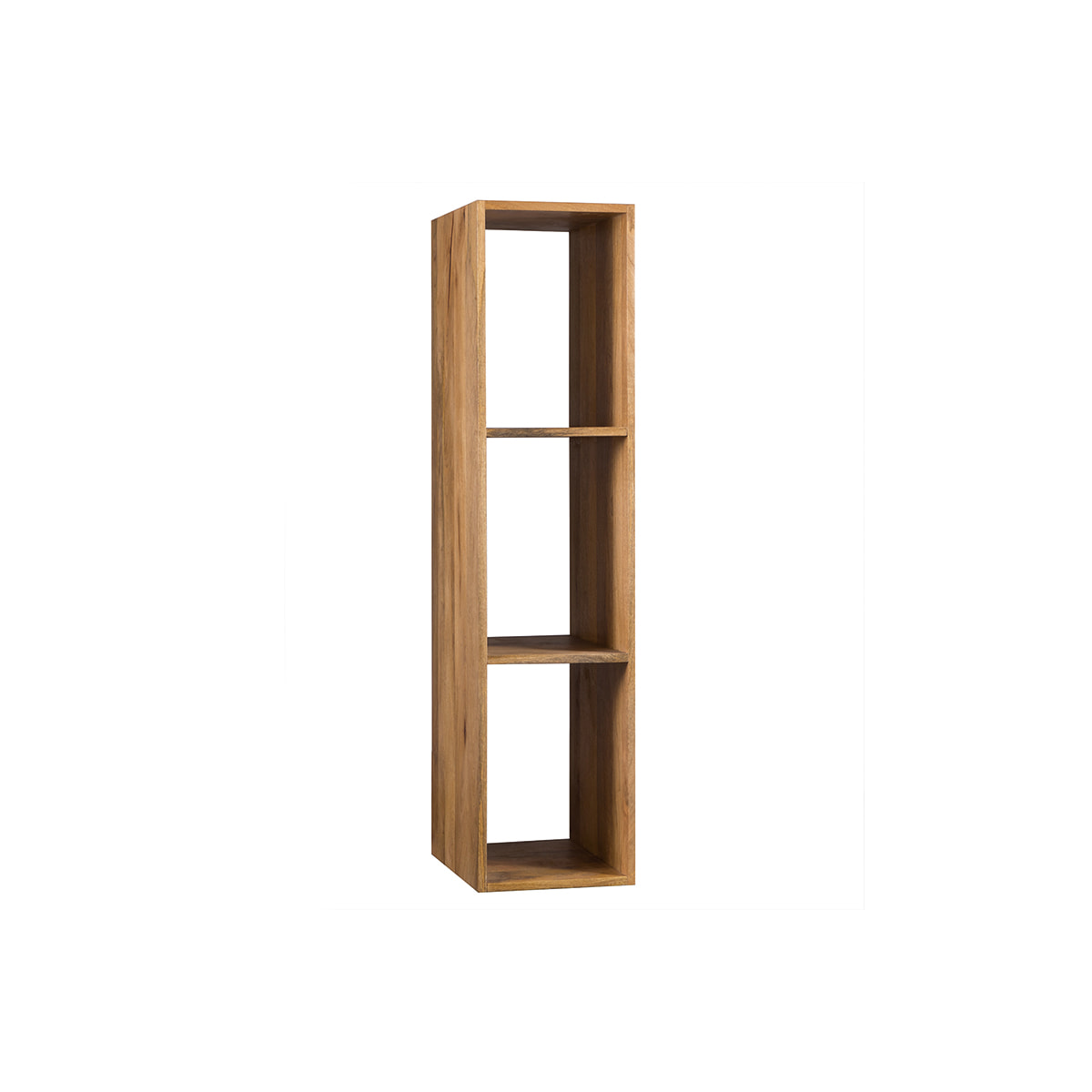 Étagère murale industrielle en bois manguier massif L28 cm YPSTER