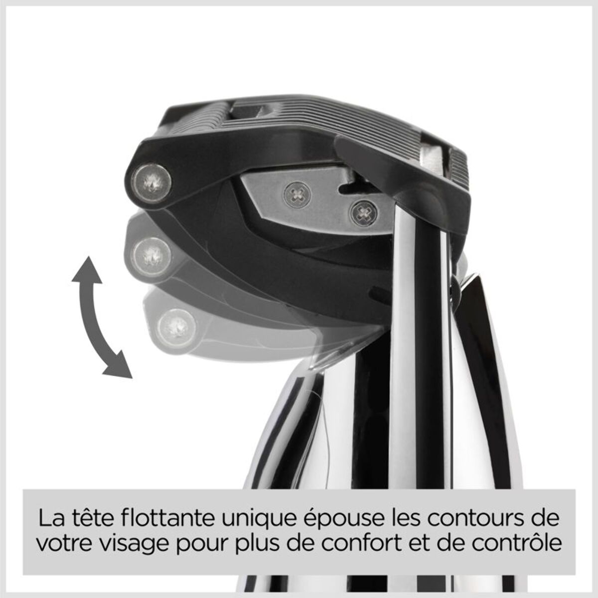 Tondeuse barbe BABYLISS Super-X Metal S996E, molette réglable, 24 hauteurs de coupe, précision 0,2 mm, autonomie 90 mn