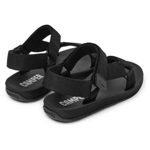 Sandalias - CAMPER Match - Negro - Tejido técnico (PET reciclado)