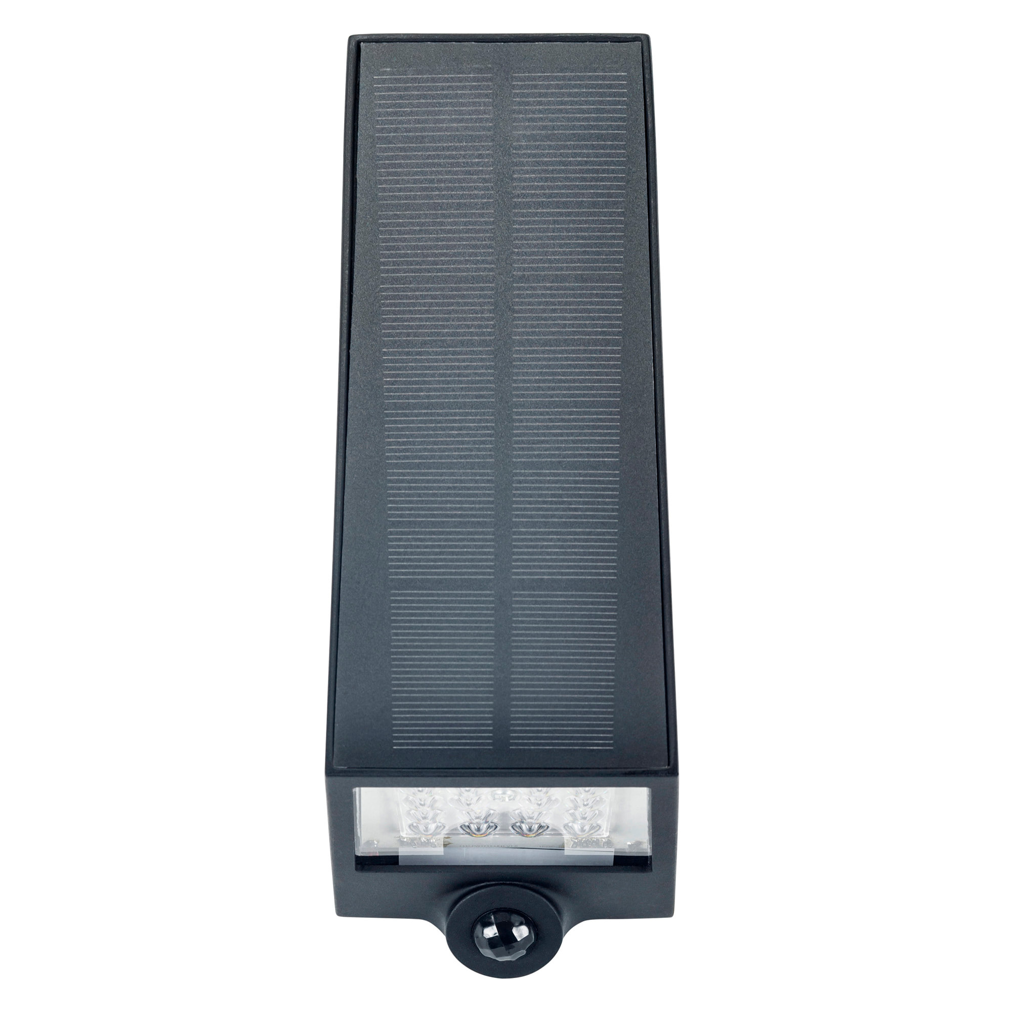 FORLIGHT Olaf aplique solar en color negro, con luz led blanco cálido 3000K