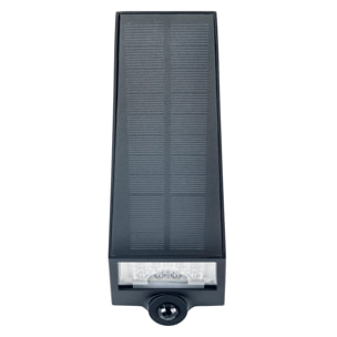 FORLIGHT Olaf aplique solar en color negro, con luz led blanco cálido 3000K