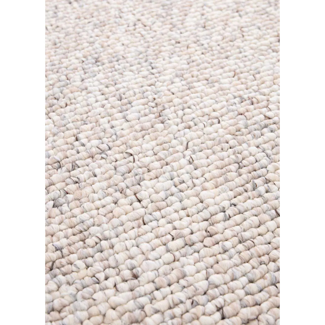 PETRA Alfombra lavable tejido en bucle en crema, varias medidas disponibles.