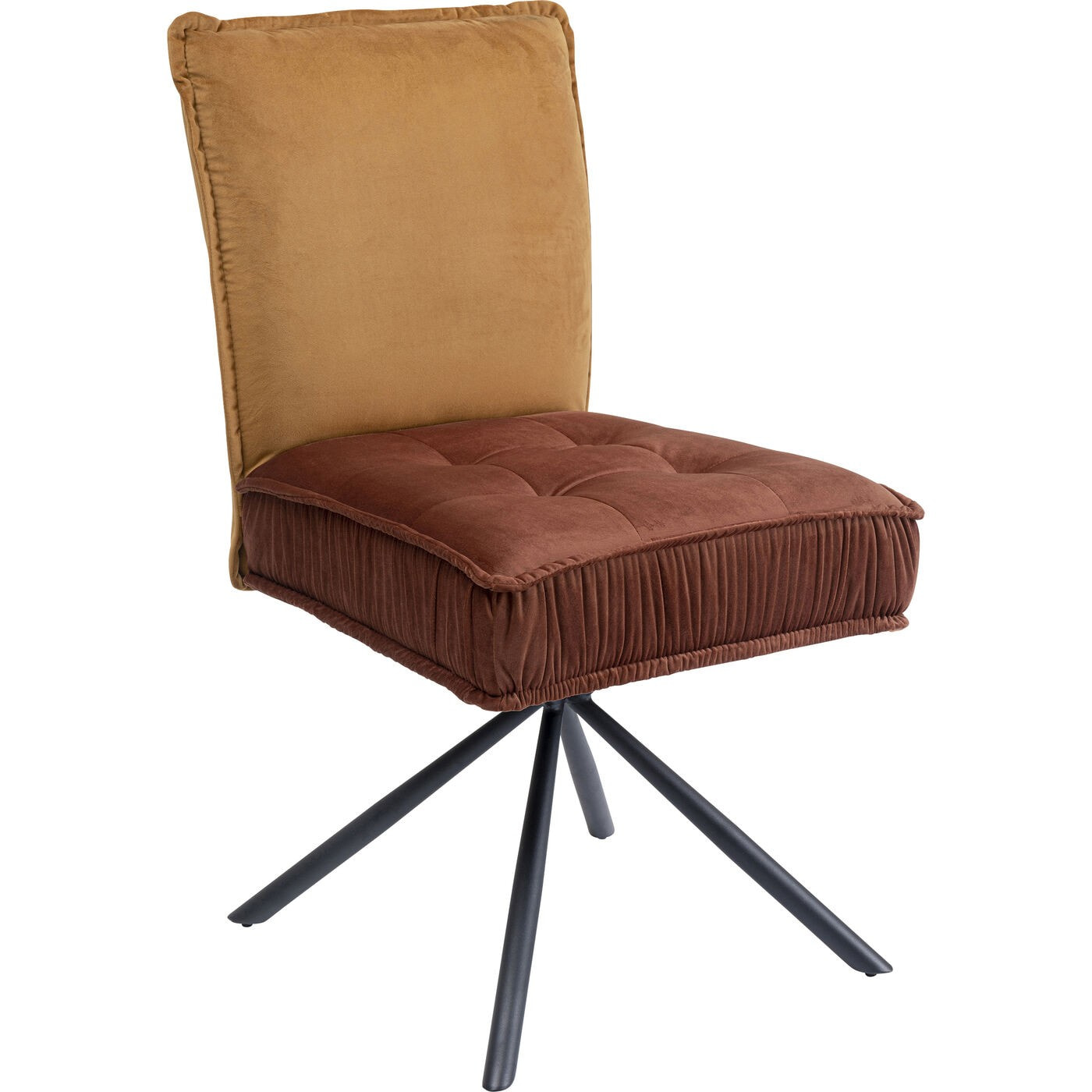 Chaise Chelsea marron Kare Design