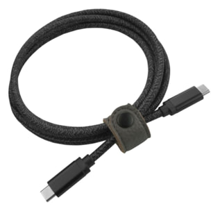 Câble USB C ADEQWAT vers USB-C 3M Noir