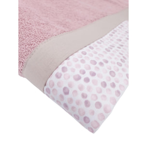 Set Spugna PALLINI 5 Pezzi: 2 Viso+2 Ospite + 1 Telo Bagno - 450 gr/m² - Malva - Puro Cotone
