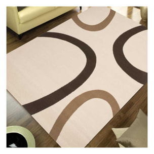 Tapis salon et chambre tissé motif rond FIHA