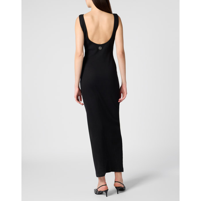 PHILIPP PLEIN Maxi Tank Dress Signature
