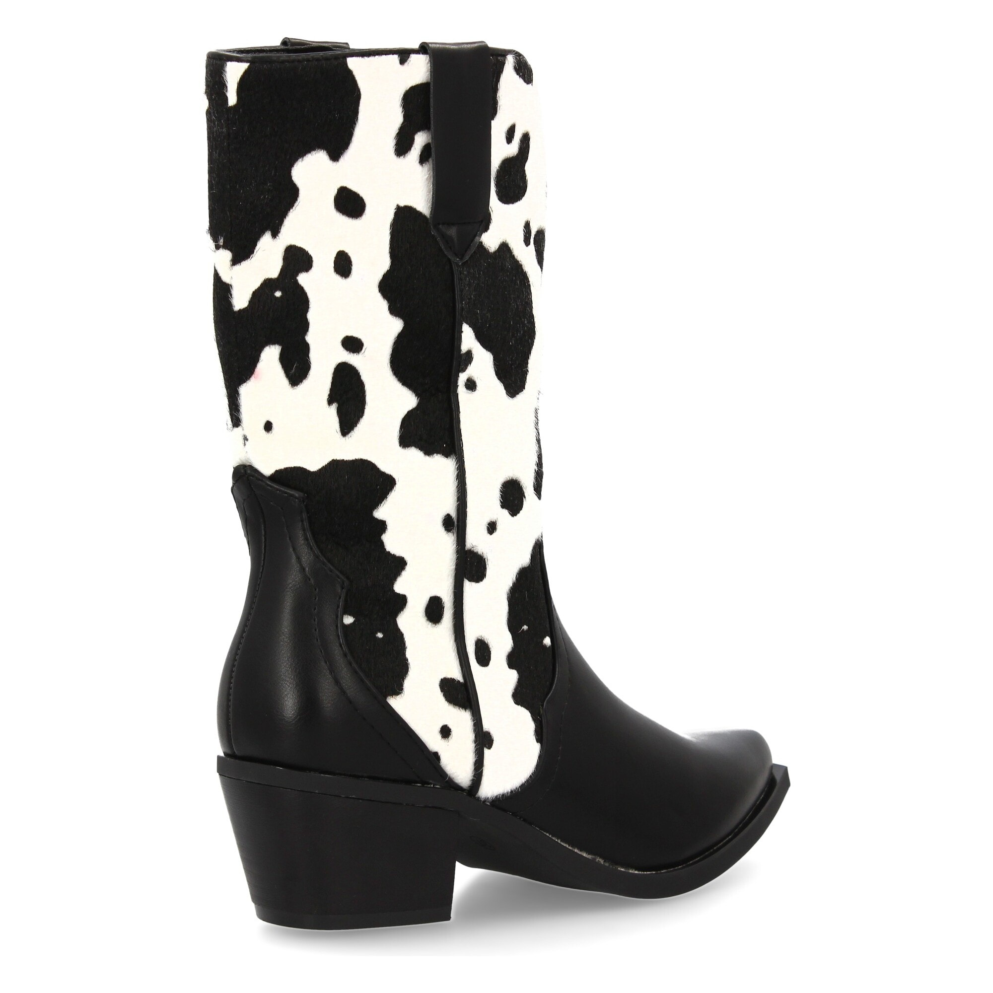 Botín cowboy con estampado animal