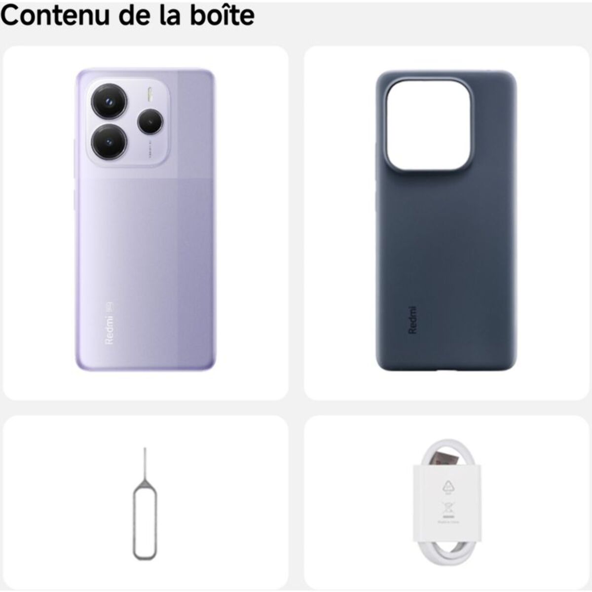 Smartphone XIAOMI Redmi Note 14 Violet 256Go 5G