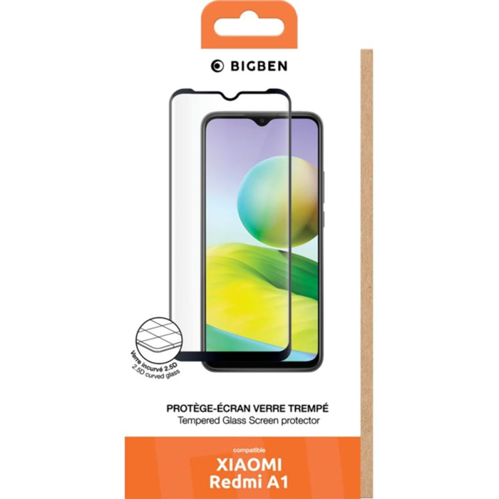 Protège écran BIGBEN CONNECTED Xiaomi Redmi A1 Verre trempé