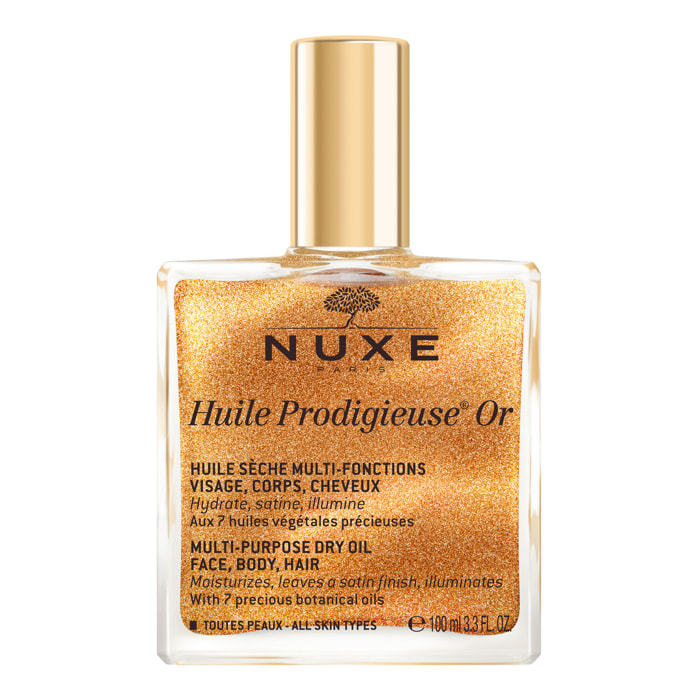 Huile Prodigieuse® Or  - Huile sèche multi-fonctions visage, corps, cheveux - Toutes peaux
