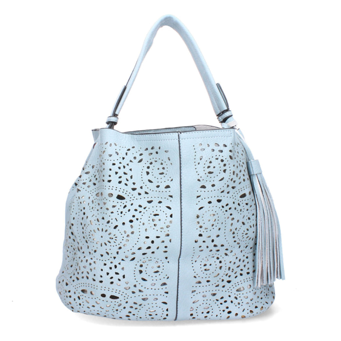 Bolso de hombro de Mujer con dos piezas, compartimento principal con cremallera