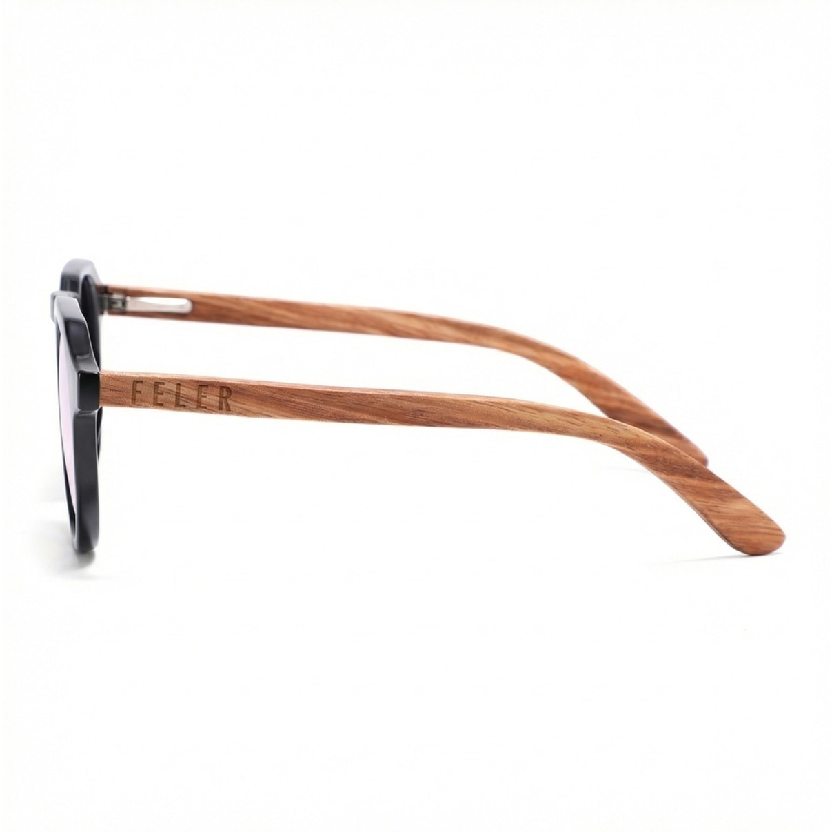 Gafas de Sol Feler 1526M-10 Polarizadas de Madera Unisex 50 mm