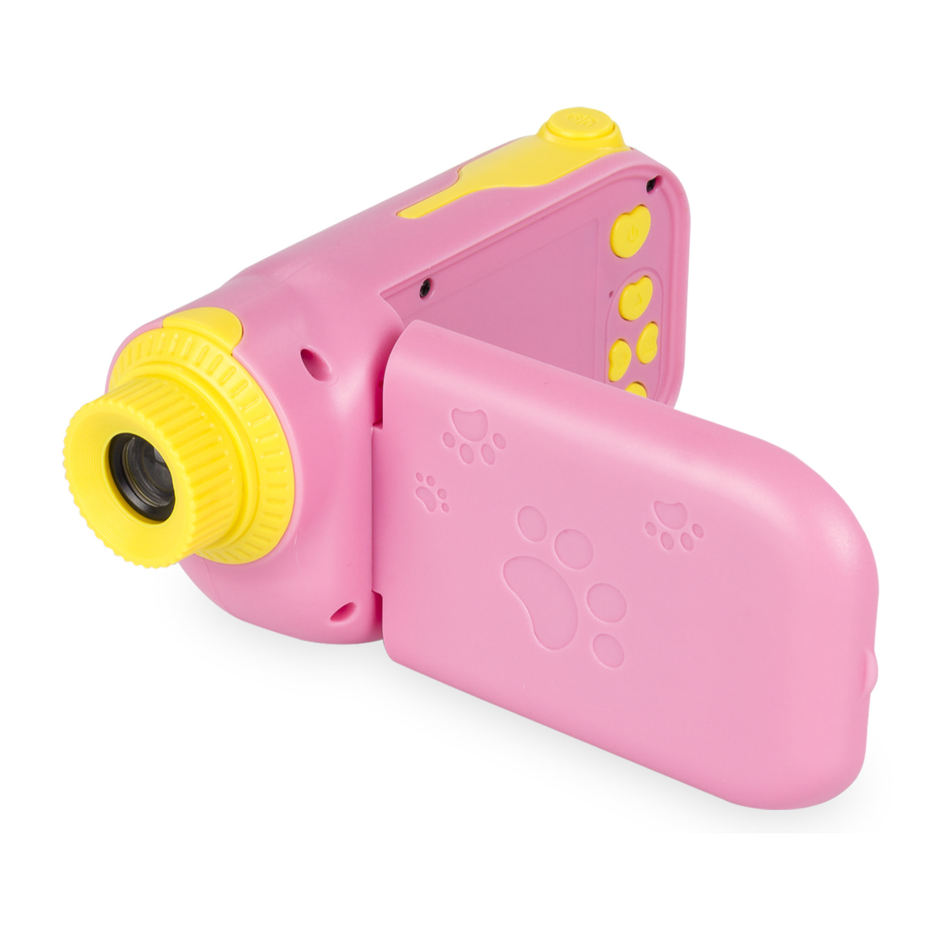 Fotocamera digitale per bambini di foto e video con giochi. Schermo pieghevole da 2,4". 12 mpx e video Full HD.
