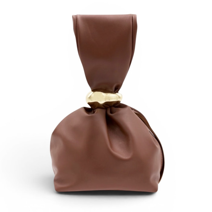 Pochette Cheval Firenze Fanny Marrone