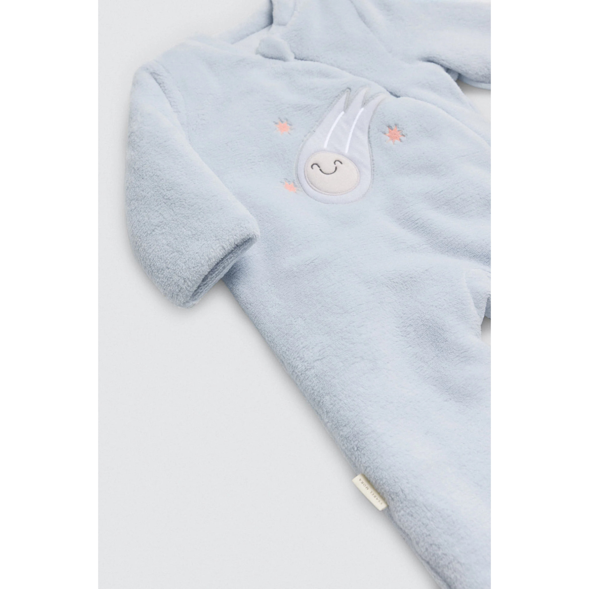 Felpa blu per neonato Baby Stars