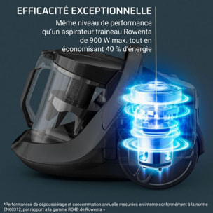 Aspirateur sans sac ROWENTA Green force cyclonic effitech+ RO7C71EA