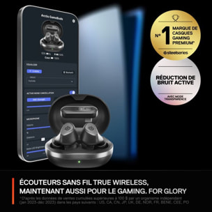 Casque gamer STEELSERIES Arctis GameBuds Noir