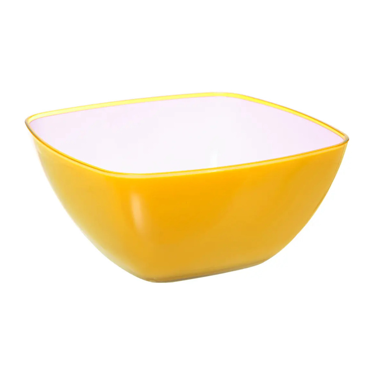 Saladier D19cm "Square" jaune moutarde