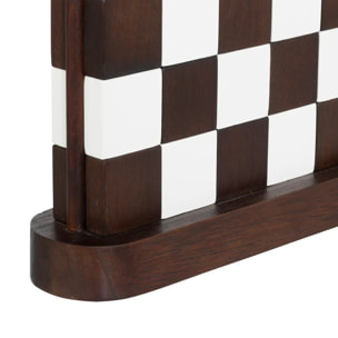 Damier "Twis" paulownia marron 27x28cm