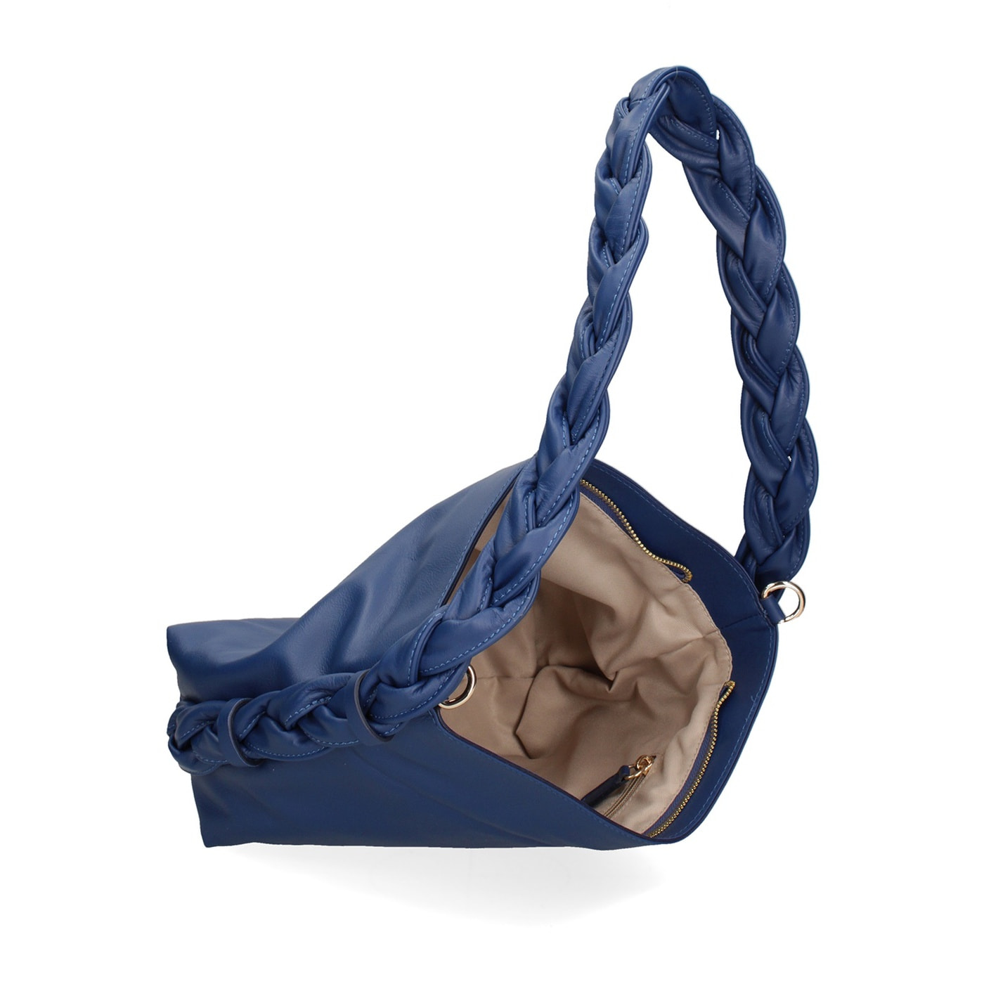 Borsa a spalla da donna - Modello Isara - Vera pelle - 26.0 x 22.0 x 9.0 cm