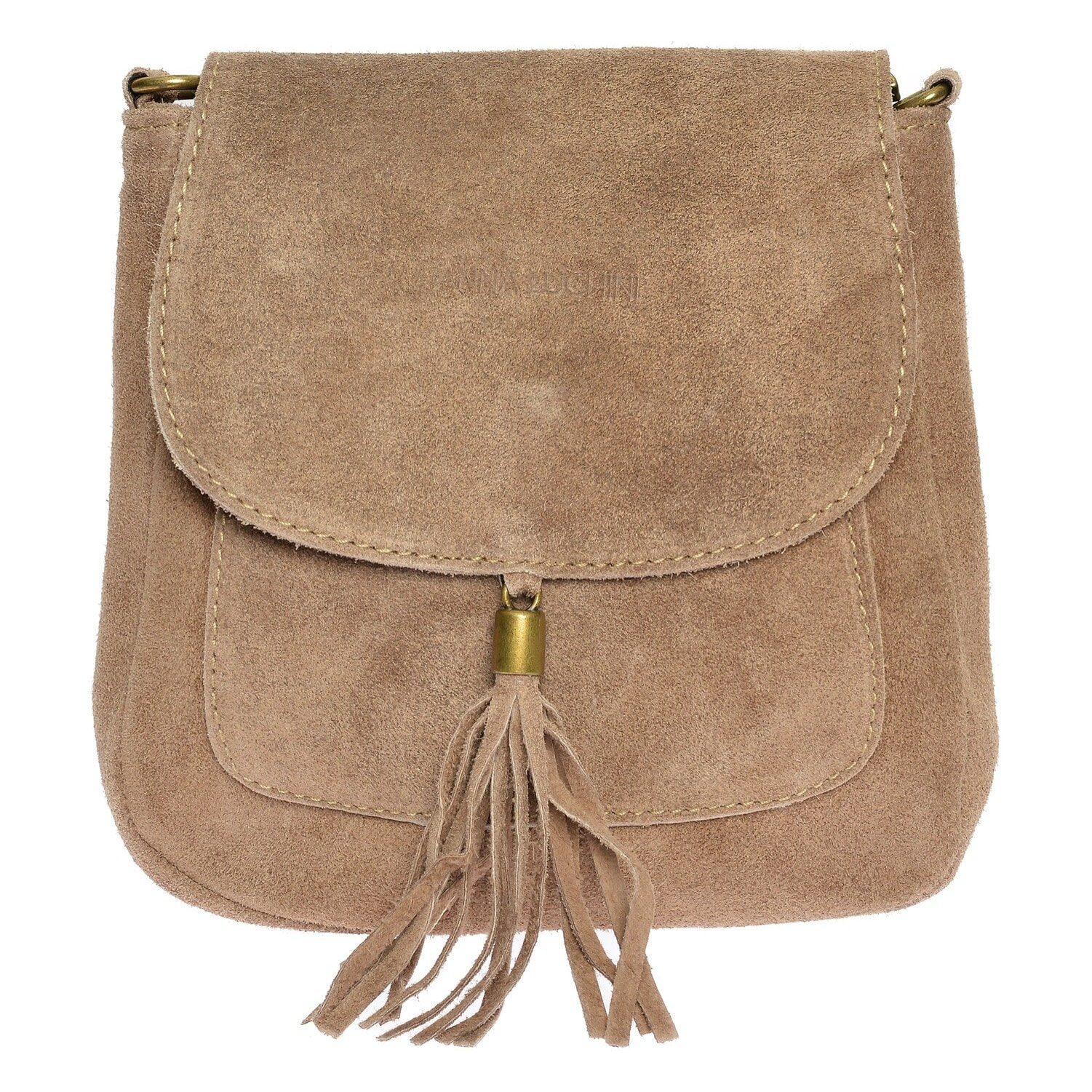 Borsa a spalla Anna Luchini Beige