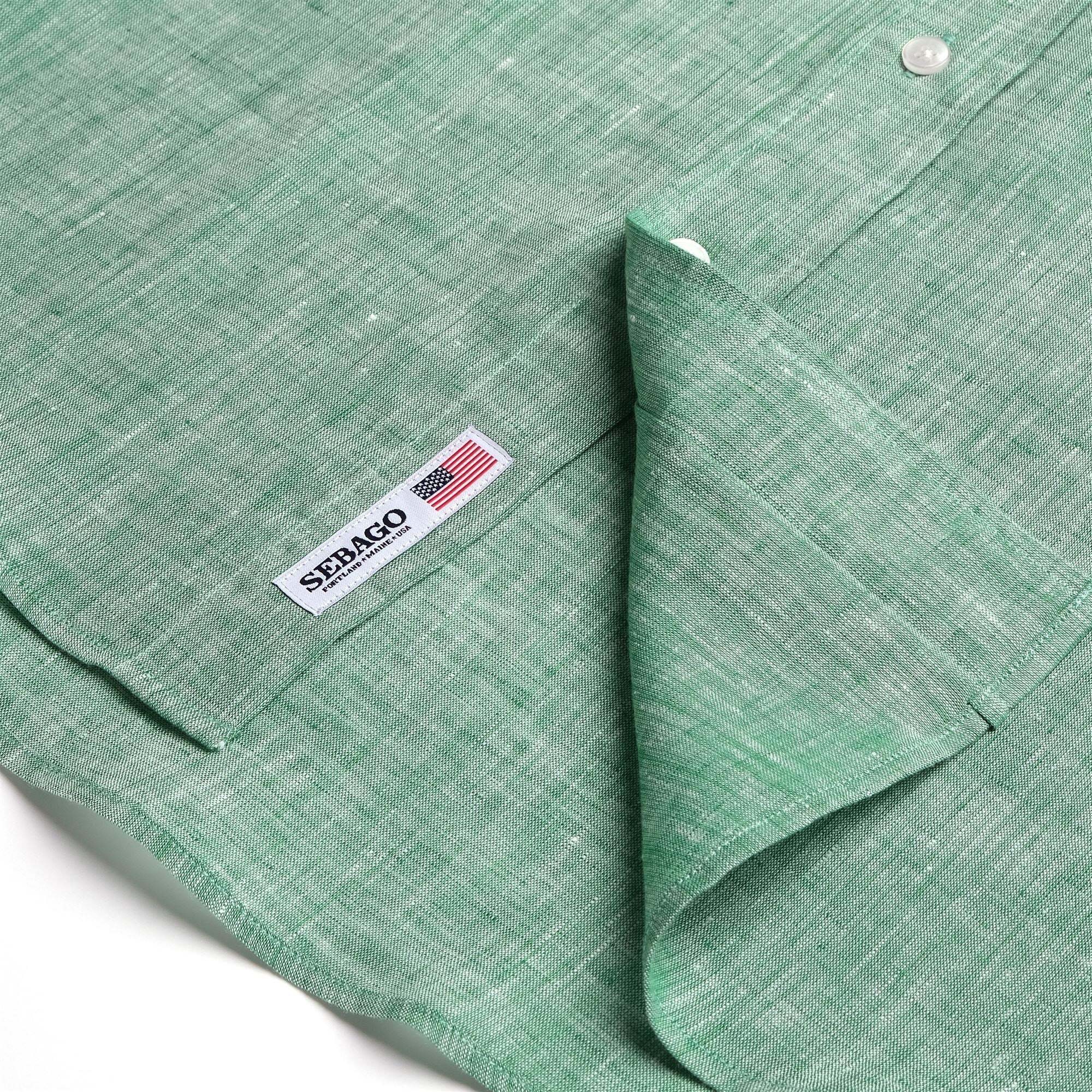 Camicie Sebago Uomo Donna Verde Osborn