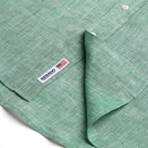 Camicie Sebago Uomo Donna Verde Osborn