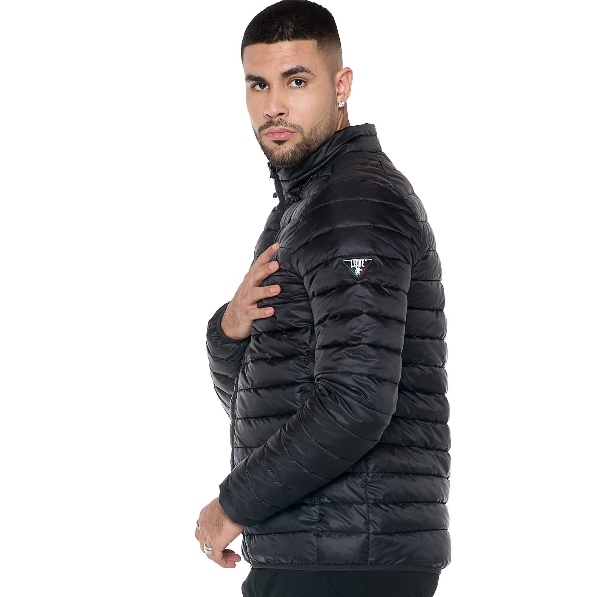 Plumífero de invierno para hombre "Basic" con cremallera y cuello alto