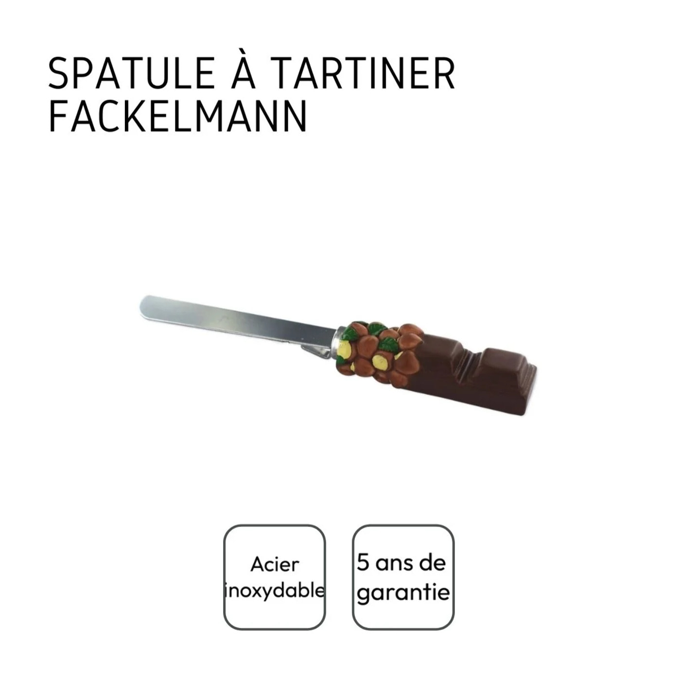 Set de 6 ustensiles de cuisine spatule à tartiner Fackelmann Display
