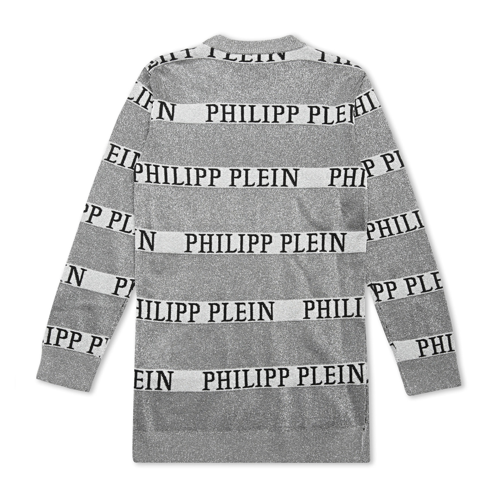 PHILIPP PLEIN Abito da giorno in maglia SKULL