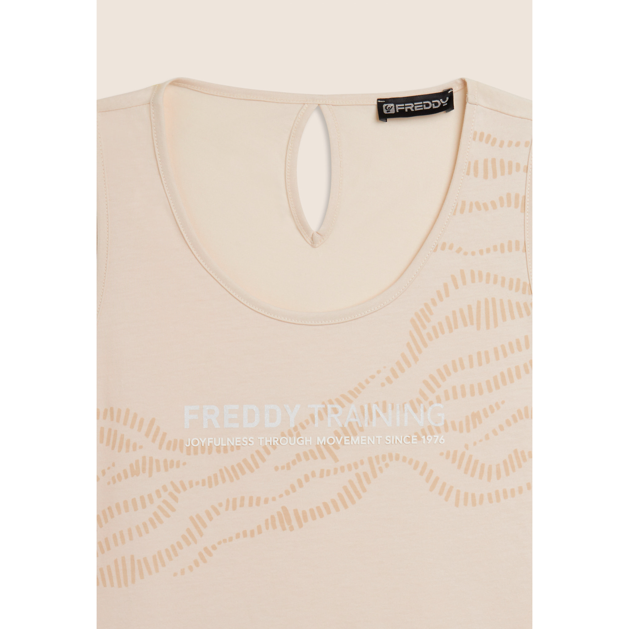 Canotta con Dettaglio Cut-Out e Grafica FREDDY