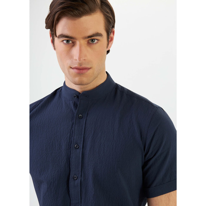 CAMICIA BLU SCURO CONBIPEL