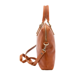 Borsa da lavoro uomo in vera pelle - Modello False - Made in Italy - 37.0 x 27.0 x 6.0 cm