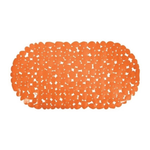 Tapis Fond de baignoire PVC GALETS Orange MSV