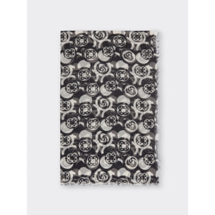 Elena Mirò - Foulard in modal stampato - Nero