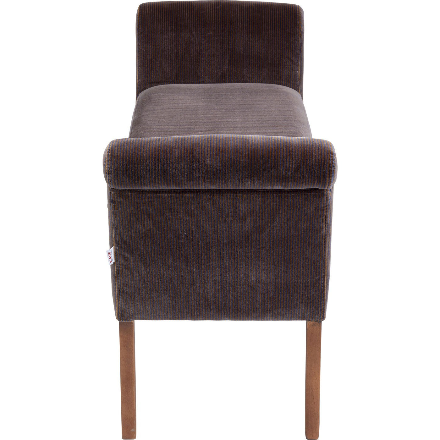 Banc Motley velours marron Kare Design