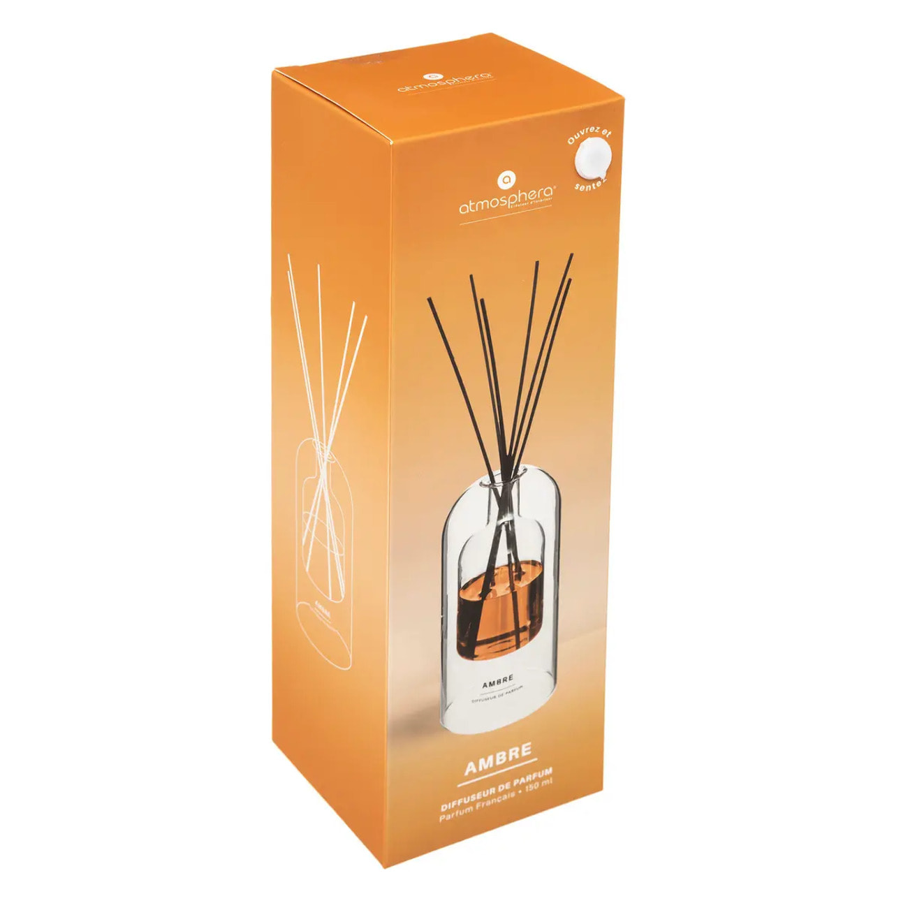 Diffuseur de parfum "Ilan" - ambre 150 ml