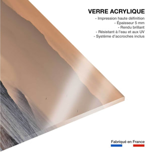 Tableau plage hossegor mouettes au pic Tableau plexiglas