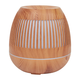 Diffuseur - HOME DECO FACTORY - Lantern - Huiles Essentielles - LED - Marron
