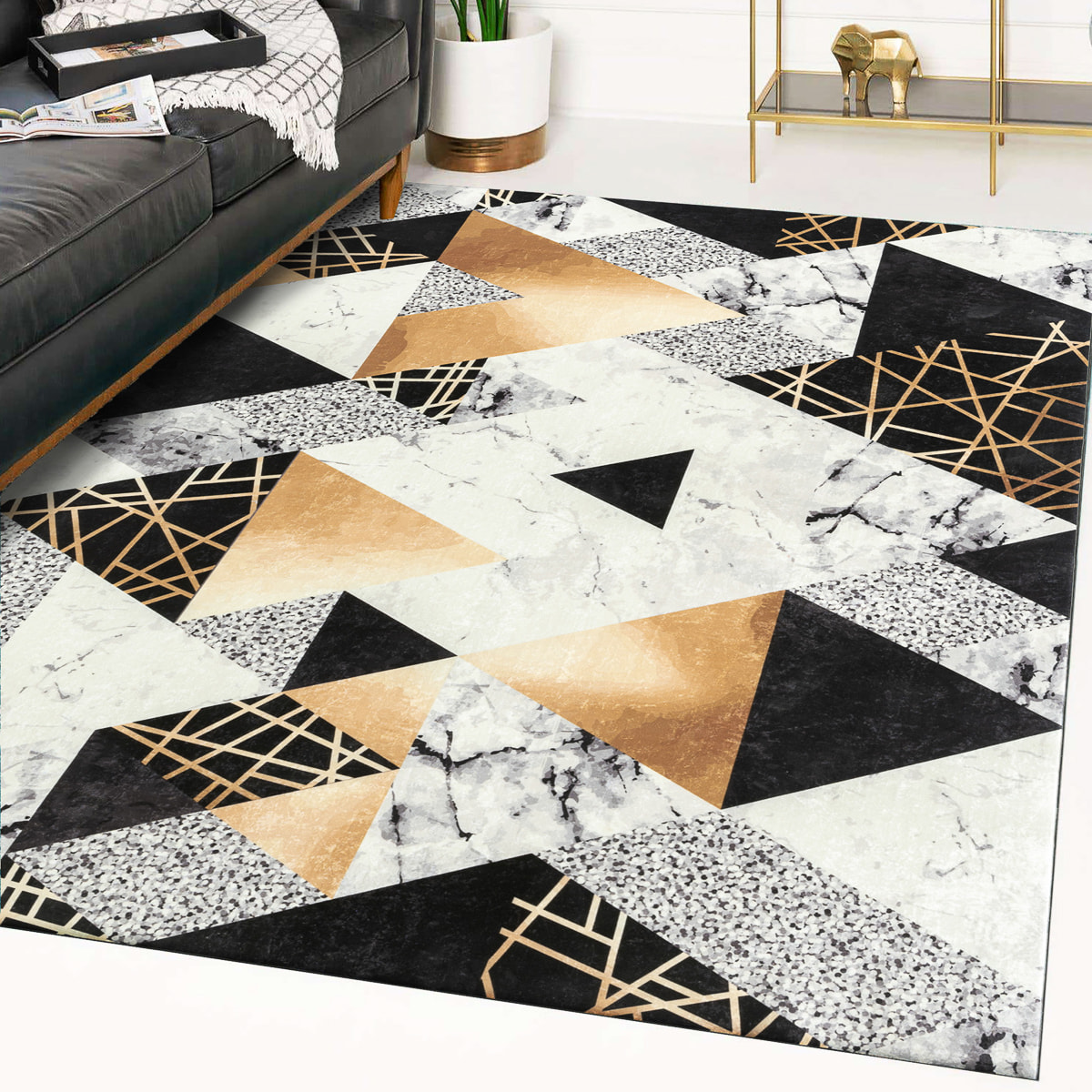 Stampa - tapis antidérapant et lavable en machine à 30°C