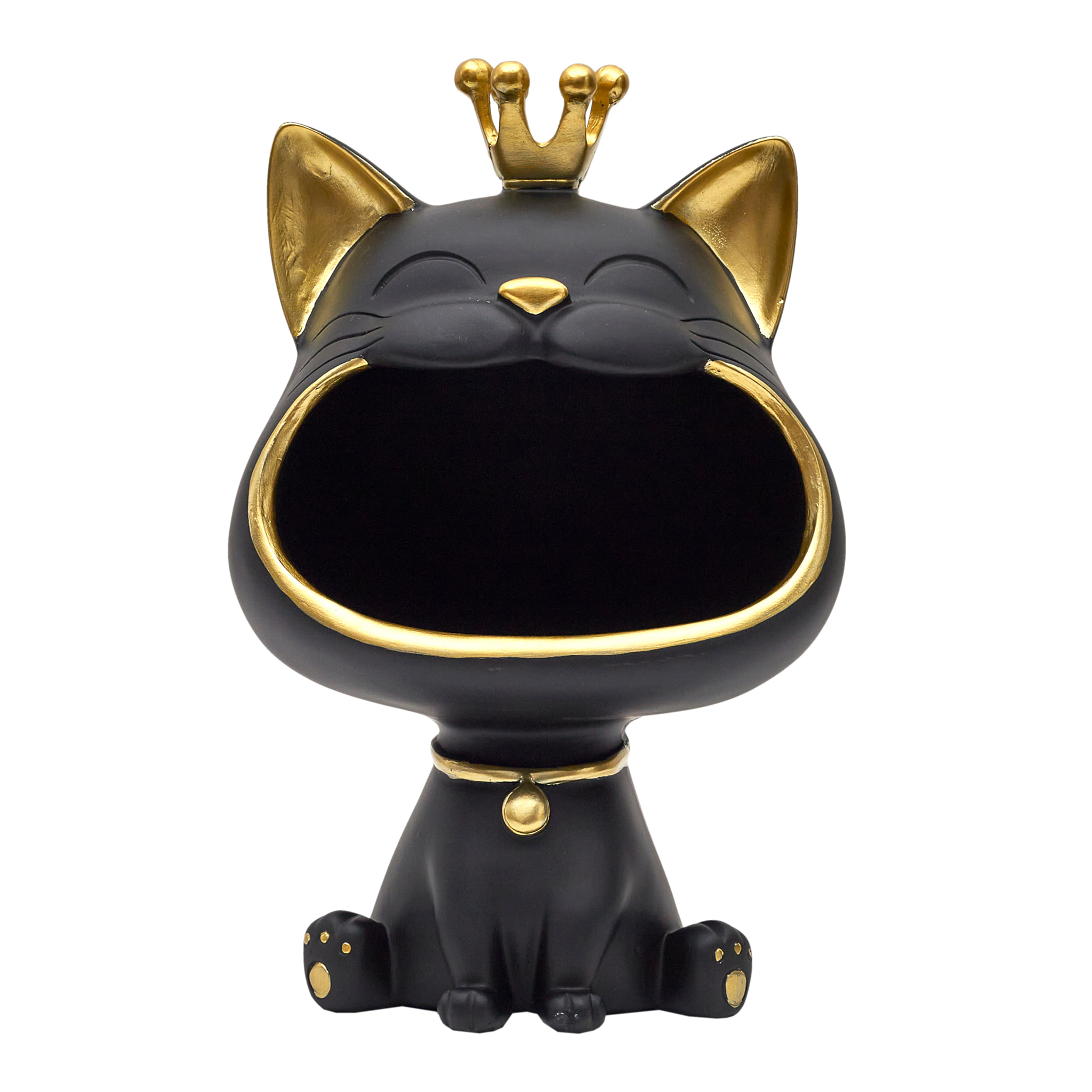 Statue Chat Noir Vide Poche