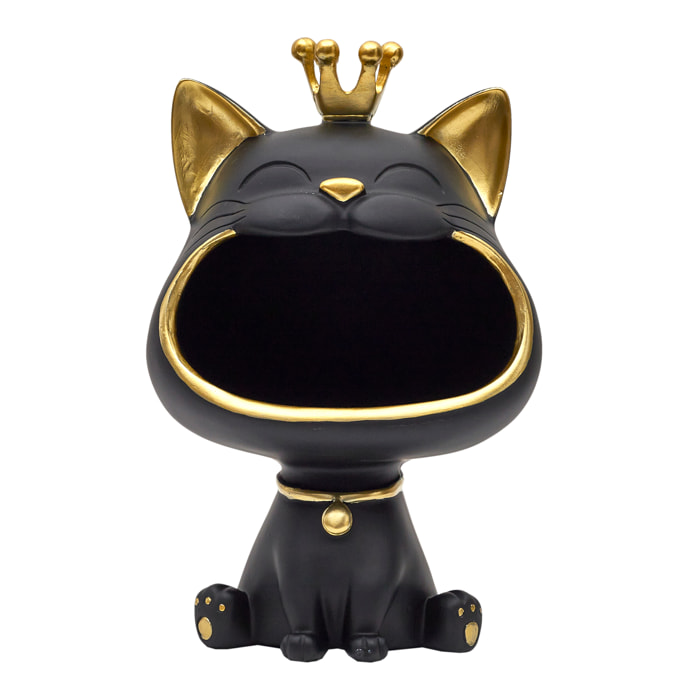 Statue Chat Noir Vide Poche