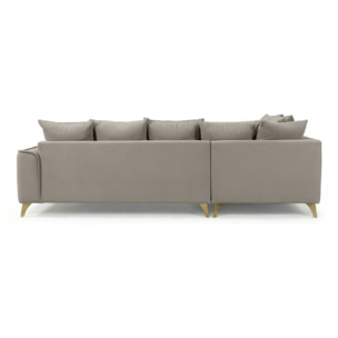 Canapé Tissu Angle Droit Altamo - 4 Places