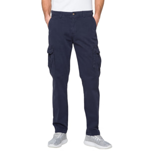 Pantalone cargo Hot Buttered Jasper blu navy.