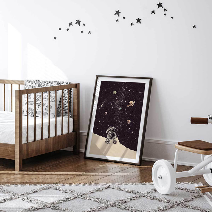 Affiche enfant coup de balai  Affiche seule