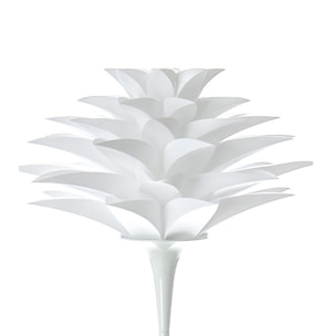Lampadaire Tomasucci PETALO, en polypropylène et acier, blanc