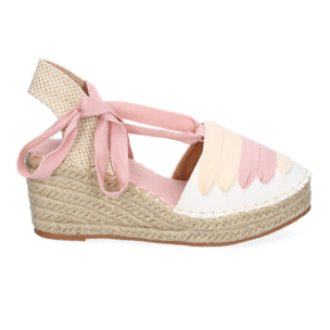 Sandalia de Mujer con Cuña de Yute, Diseño Moderno, Perfectas para PrimaveraVerano