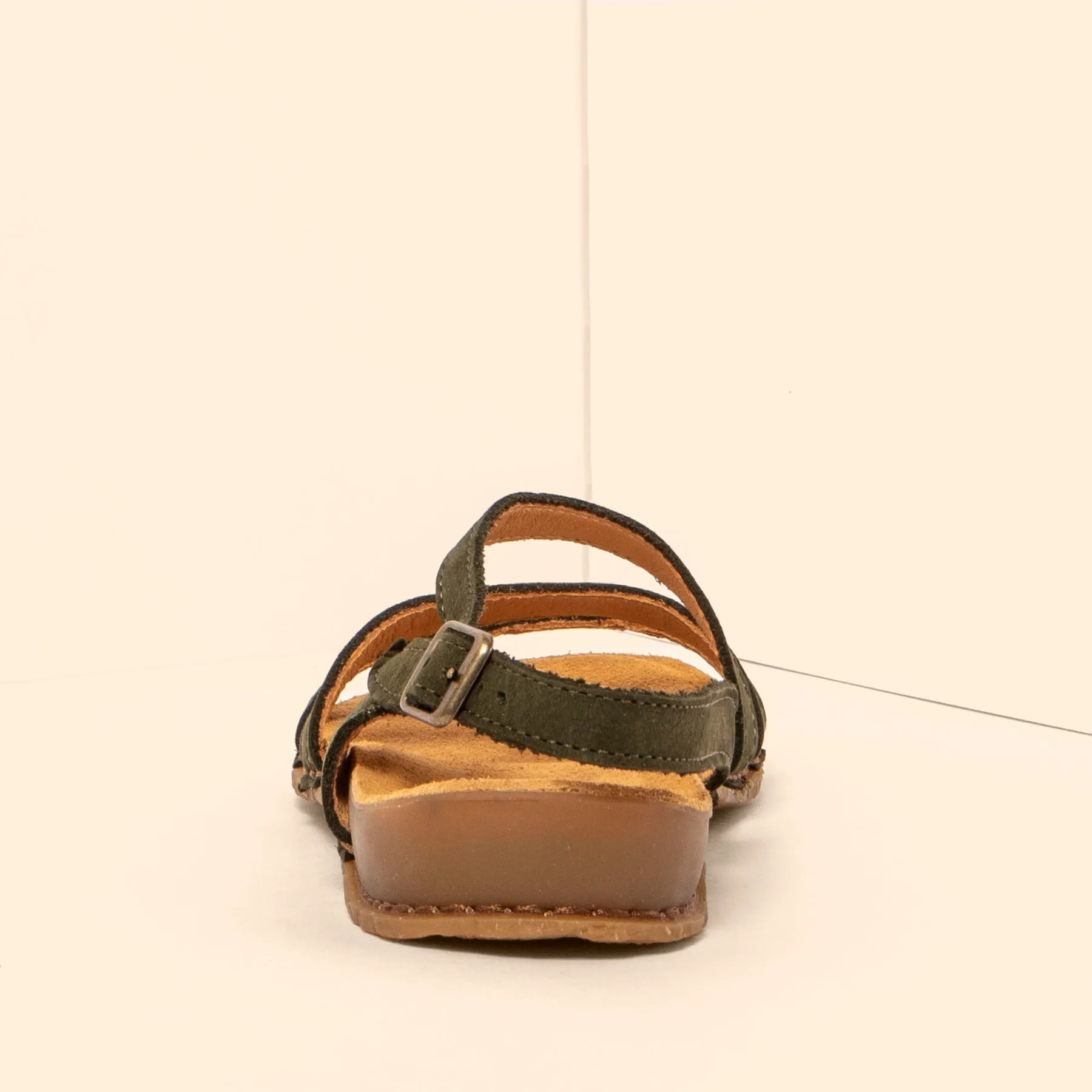 Sandalias N5811 NOBUCK LAVADO KAKI/PANGLAO color Kaki