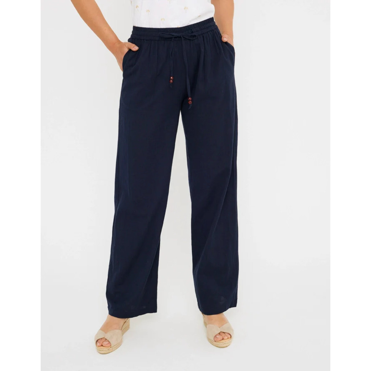 Pantalón Largo Algodón y Lino - Givit